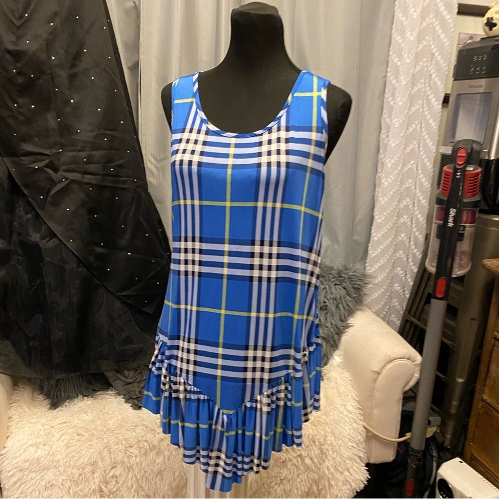 Vintage the ZigZag Stripe Boutique Women’s Size Large Tunic dress y2k sk0156802